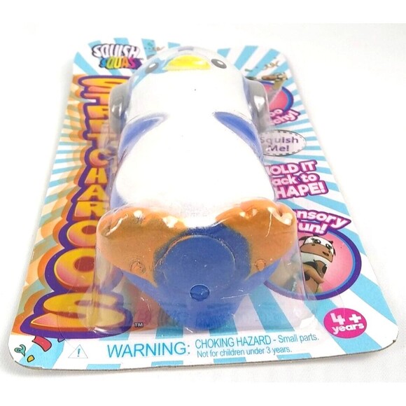 Penguin Squishy Ping Stretcharoos Figure Toy Bettertoyz Squeezable Squish Bird - Picture 6 of 16